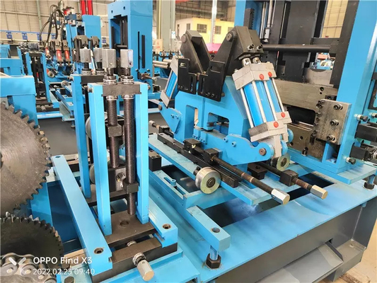 Full automatic CZ purlin profile light gauge steel frame roll forming machine