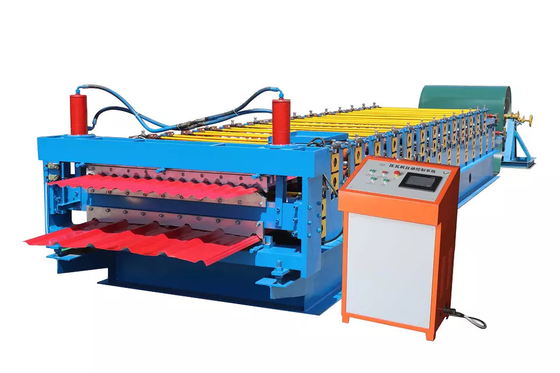 Good quality factory directly trapezoidal Steel roof panel Sheet roll forming machine