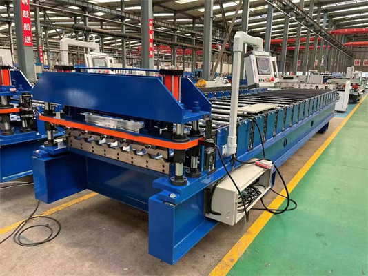 High speed Roof Panel Roll Forming Machine 0.3-0.8mm used for roof