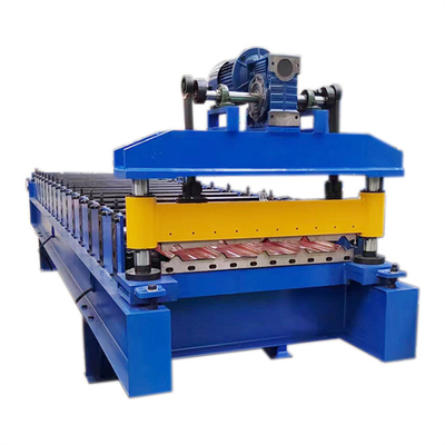 color steel 840 Roof Panel Roll Forming Machine hydraulic shear used steel construction