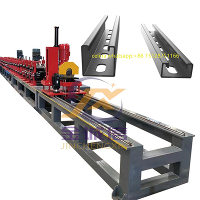 C Channel Machine, Automatic Solar Panel Support Uni strut C Channel Roll Forming Machine