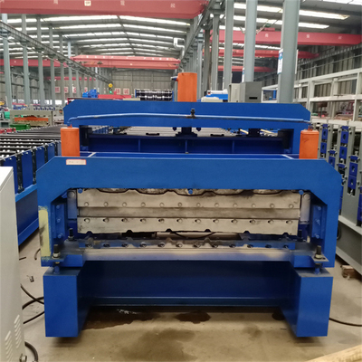 Color Metal Double Layer Roll Forming Machine For Steel Roof Sheets And Wall Panel