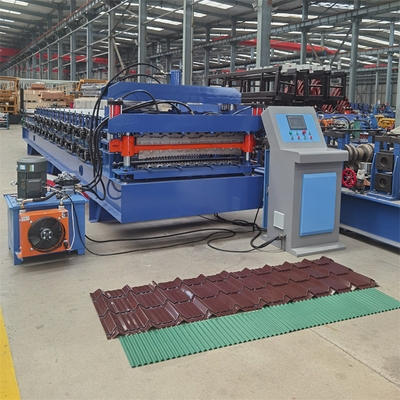 Steel Coil Trapezoidal Roof And Corrugated Roof Double Layer Roll Forming Machine