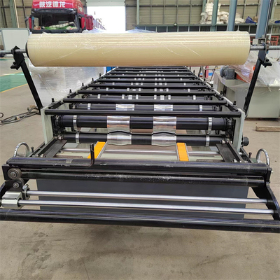 Metal Roof Panel Roll Forming Machine PLC Control Film 0.3-0.8mm