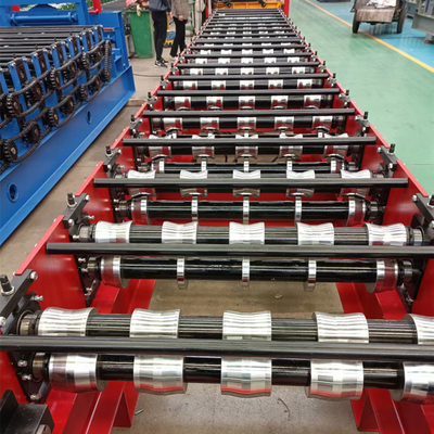 Rib Roof Panel Roll Forming Machine 15m/Min Roof Panel Making Machine