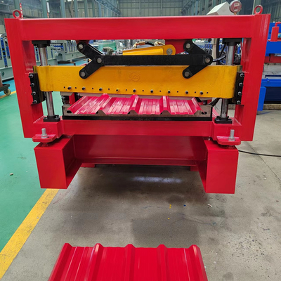 Rib Roof Panel Roll Forming Machine 15m/Min Roof Panel Making Machine