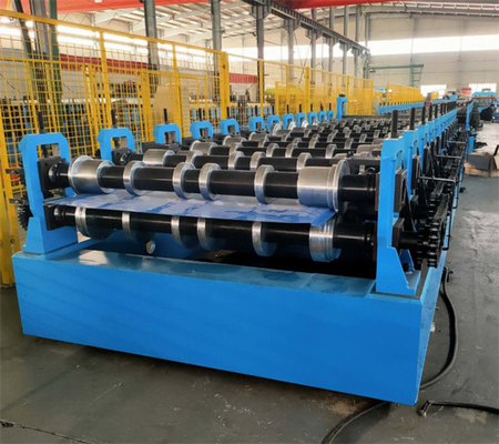 5.5kw High Speed Rib Metal Panel Roll Forming Machine 15-20m/Min Fully Automatic For Steel Construction
