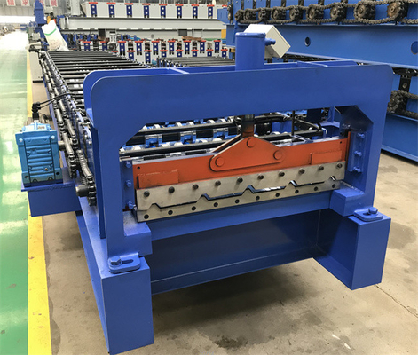 Color steel roof panel roll forming machine roofing sheet making machine 0.3-0.8mm