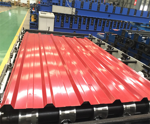 Color steel roof panel roll forming machine roofing sheet making machine 0.3-0.8mm