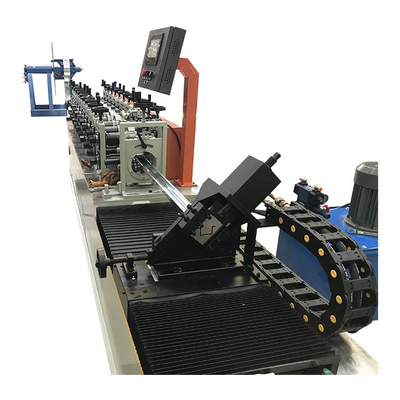 Double Lines Omega C U Profile Light Gauge Steel Keel Roll Forming Machine
