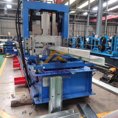 Bule Color Automatic Z140-300 Purlin Roll Forming Machine for Workshop Building