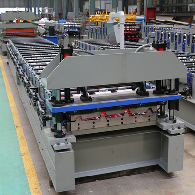 Hydraulic cutting PLC control roof panel roll forming machine 15-20m/min for roof wall