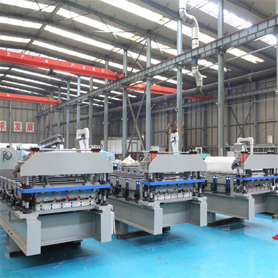 Hydraulic shear high speed 15-20m/min roof panel roll forming machine for Building Roof