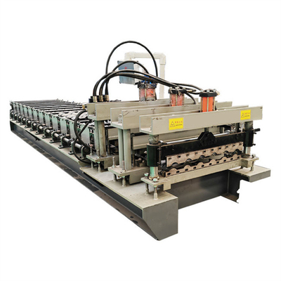 Color steel glazed tile roll forming machine glazed sheet making machine 0.3mm-0.8mm