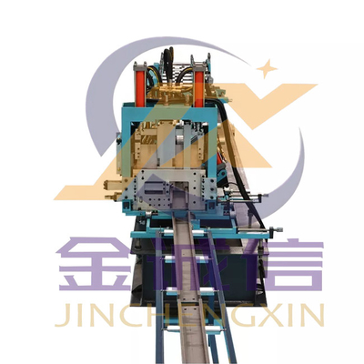 Energy Saving C Z Purlin Roll Forming Machine , PLC Control CZ Channel Rolling Machine