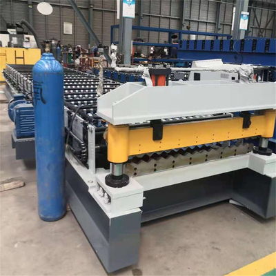 Corrugated Profile Steel Roofing Sheet Roof Tile Making Roll Forming Machine Price