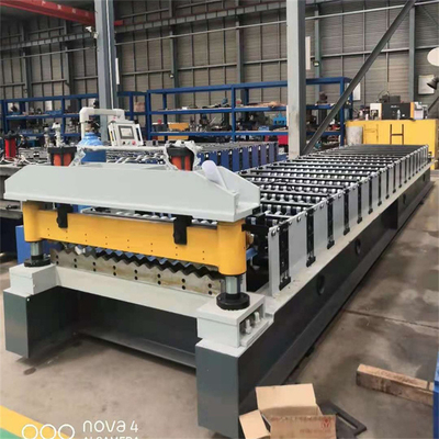 Metal Color Steel Roof Sheet Corrugated Sheet Roll Forming Machine For Building Material
