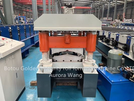 Metal Zinc Roof Ridge Hat Roll Former Customized Design Step Roof Ridge Cap Forming Machine Price