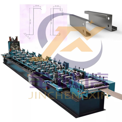 Size adjustment 80-300mm CZ purlin roll forming machine for steel structure houses