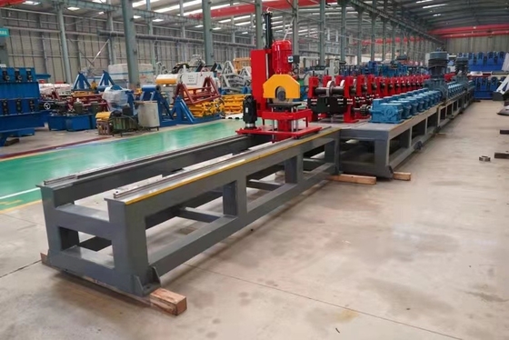 C Channel Unistrut Roll Forming Machine 8-15m/min for solar panel support