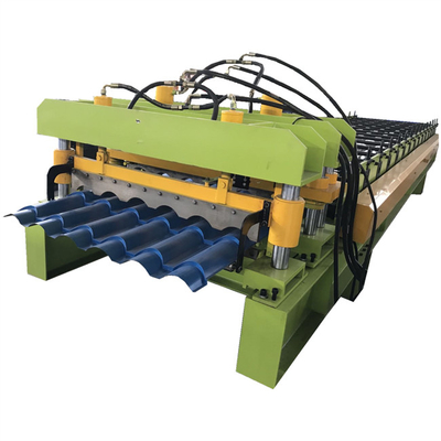 Color steel glazed tile making machine price fully automatic 0.3-0.8mm thickness