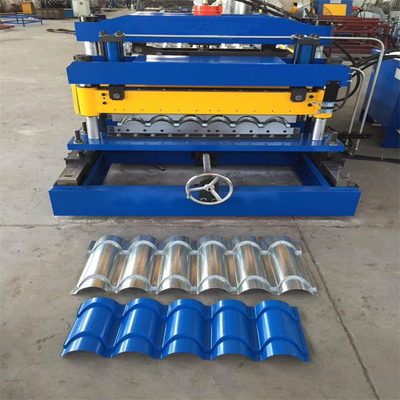 Customize building material step tile cold roll forming machine color steel