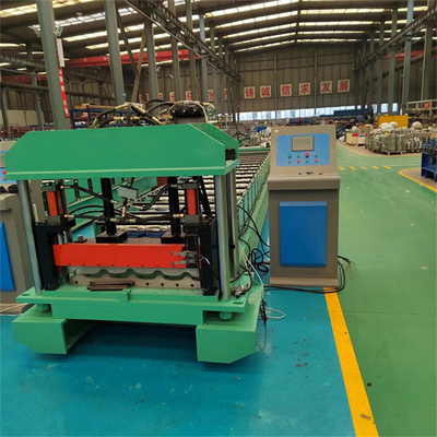 Metal Iron Glazed Roof Tile Roll Forming Machine 0.3-0.8mm Thinckness