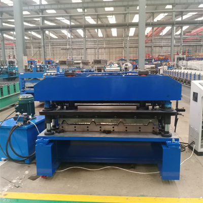 Metal Color Steel Galvanized Trapezoidal Roof Panel Roll Forming Machine For Wall Panel