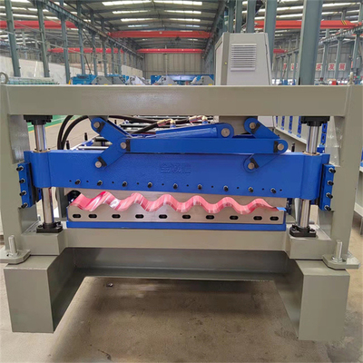 China manufacture corrugated sheet roll forming machine used for roof wall panel sheet