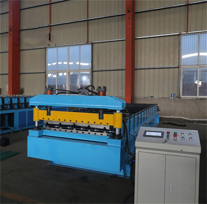 380V  Roof Panel Roll Forming Machine Trapezoidal Ibr Roof Machine