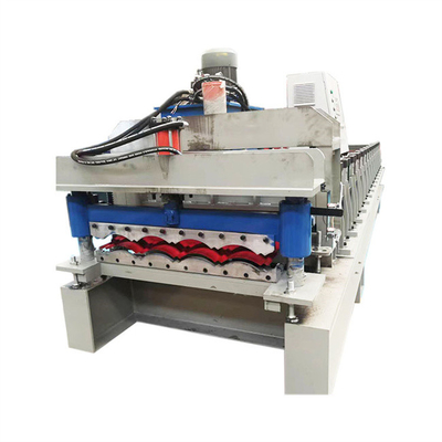 Metal Roof Panel Glazed Tile Roll Forming Machine Color Steel For Building Material