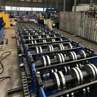 5kw Floor Decking Roll Forming Machine 10-15m/min Roofing Metal Forming Machine