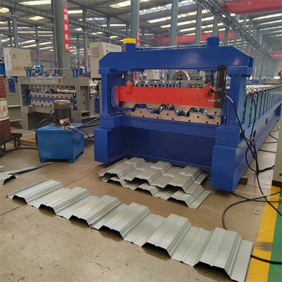 Customize Floor Deck Roll Forming Machine Hydraulic Shearing 0.8mm-1.5mm