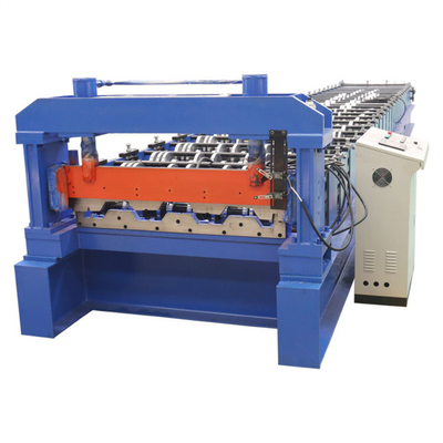 Customize Floor Deck Roll Forming Machine Hydraulic Shearing 0.8mm-1.5mm