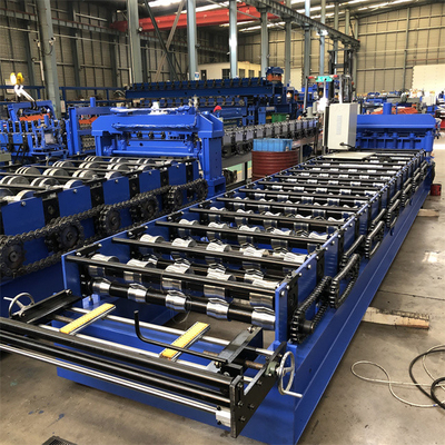 Automatic Galvanized Metal Tile Glazed Metal Roofing Panel Sheets Roll Forming Machine