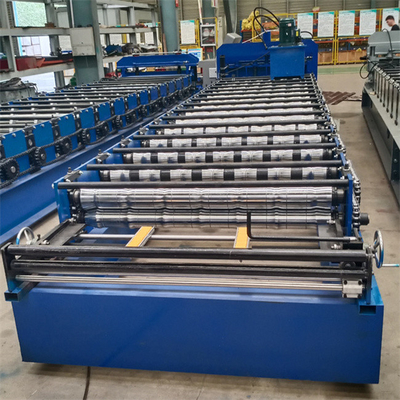 Customized Glazed Roll Forming Machine GI PPGI Aluminum Material