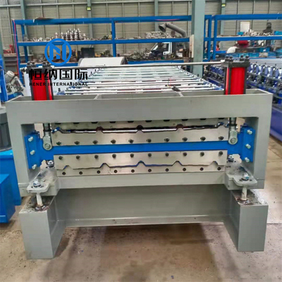 Color steel IBR corrugated sheet double layer roll forming machine double deck making machine