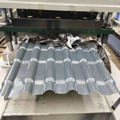 Color Coated Glazed Tile Roll Forming Machine 20m/min Roofing Sheets Making Machine