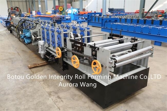 GI GL CZ Purlin Roll Forming Machine 25m/min Steel Framing Roll Former