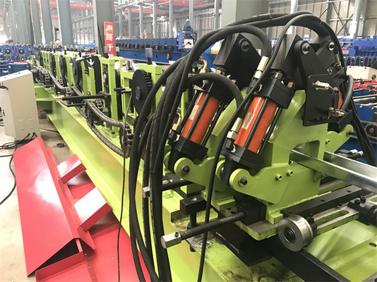 Hydraulic Cutting CZ Purlin Roll Forming Machine Quickly change High Speed