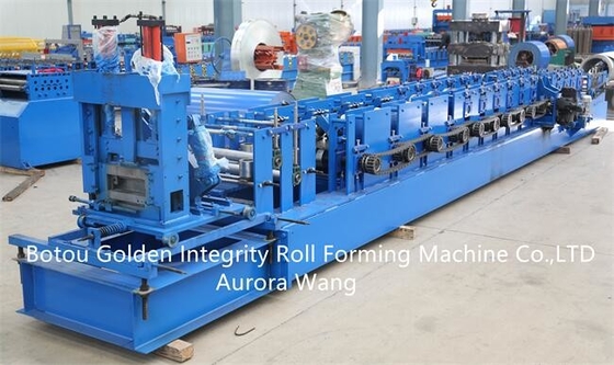 15kw CZ Purlin Roll Forming Machine 15-20m/min Steel Frame Roll Forming Machine