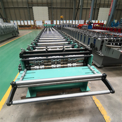 High Speed Steel Floor Deck Machine 0.8-1.5mm Thickness Customized Shape