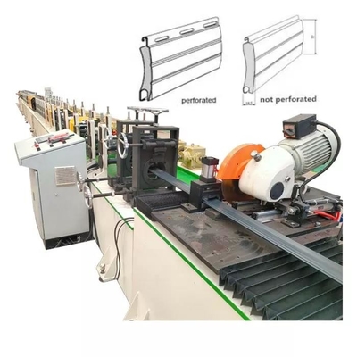 Foaming Aluminum Door Slating Roller Shutter Machine PLC Detla System