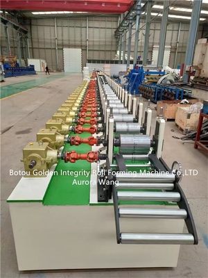 Foaming Aluminum Door Slating Roller Shutter Machine PLC Detla System