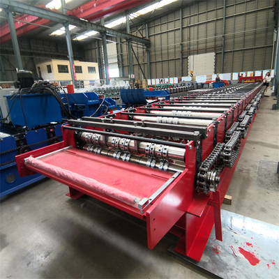 GI Steel Deck Roll Forming Machine For Steel Construction Material