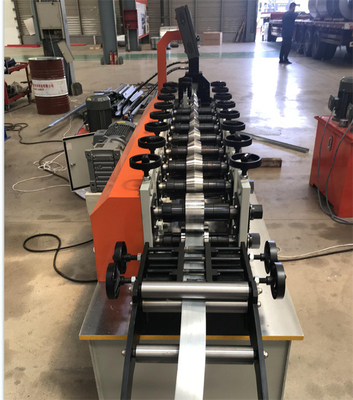 Fully automatic omega c u stud and track machine line with high speed