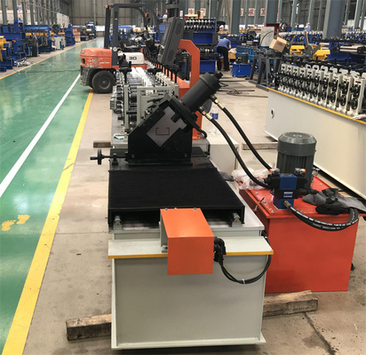 Fully automatic omega c u stud and track machine line with high speed