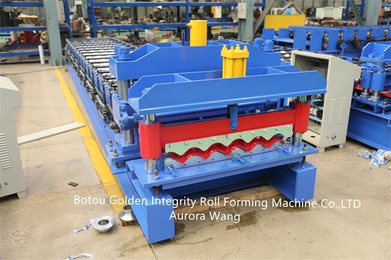 Galvanized Steel Glazed Roll Forming Machine 300H Steel Weld Frame