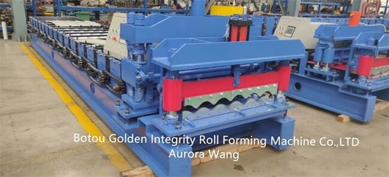 Galvanized Steel Glazed Roll Forming Machine 300H Steel Weld Frame