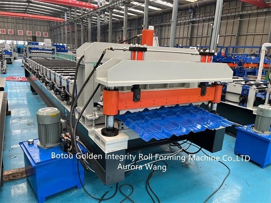 Building Material Metal Glazed Tile Machine 5-6m/Min High Speed